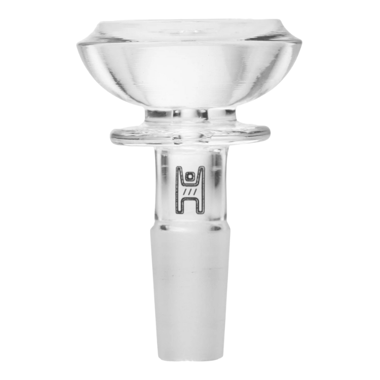 Human Grade 10mm Saucer Bowl – Compact Glass Slide for 10mm Bongs