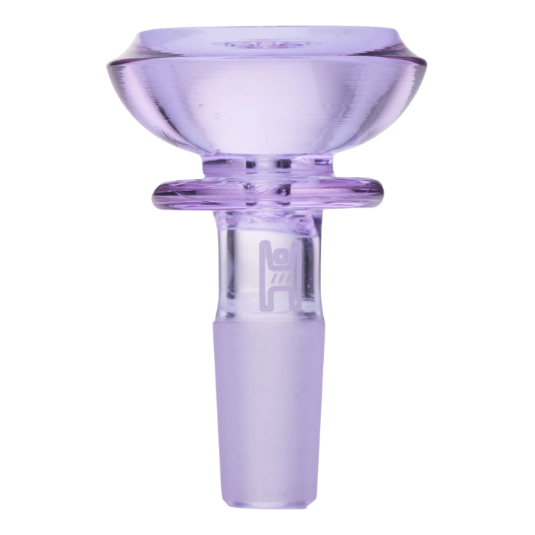 Human Grade 10mm Saucer Bowl – Compact Glass Slide for 10mm Bongs