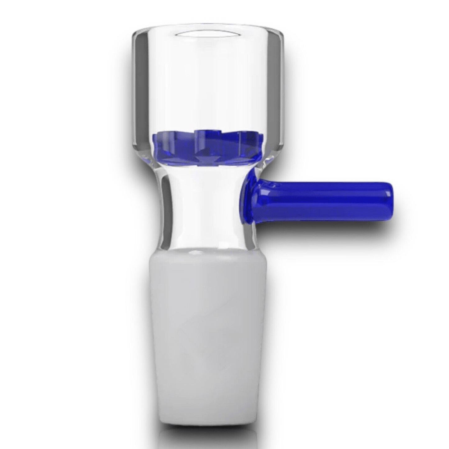 18mm glass bong bowl piece with honeycomb screen – male joint slide for bongs