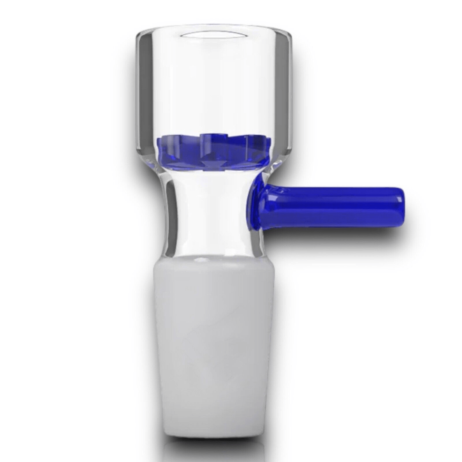 18mm glass bong bowl piece with honeycomb screen – male joint slide for bongs