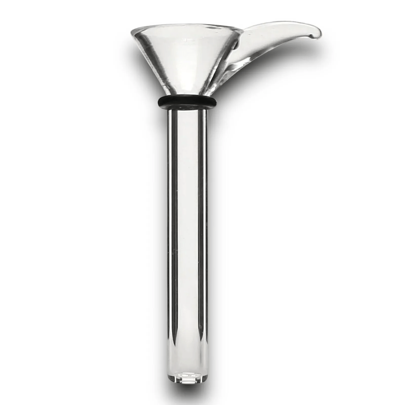 9mm glass downstem bong stem replacement with O-ring for smooth airflow