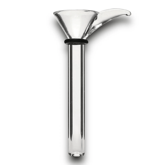 9mm glass downstem bong stem replacement with O-ring for smooth airflow