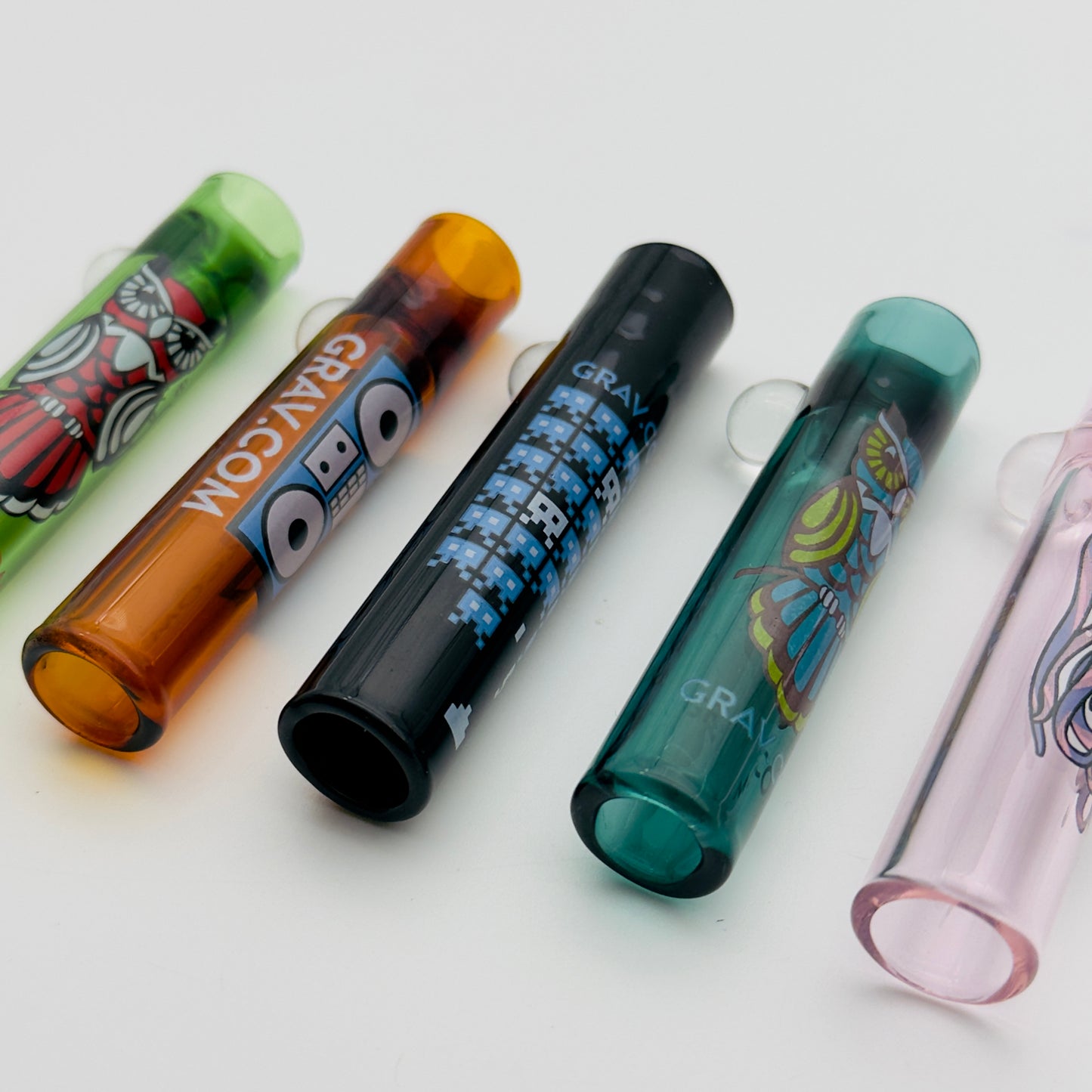 GRAV® Labs 16mm Whimsical Taster – Chillum Glass One Hitter Pipe