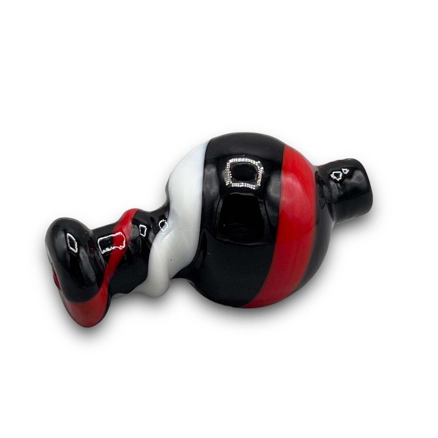 Colorful Swirl Black Bubble Carb Cap