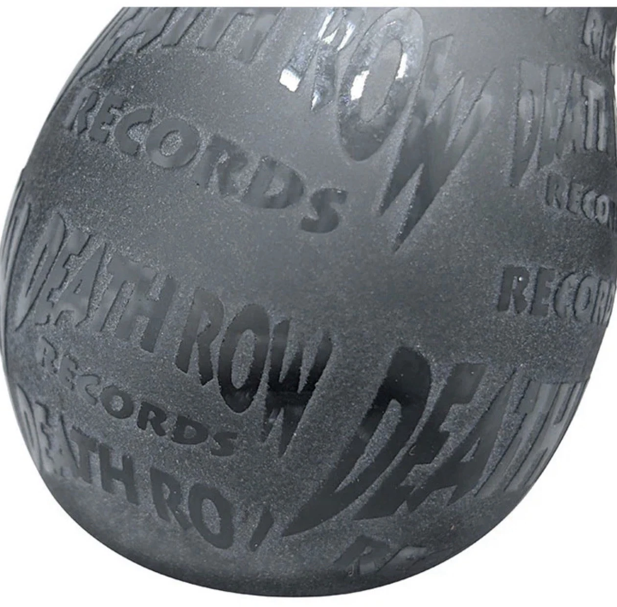 Death Row 6 inch metallic etched hammer glass pipe