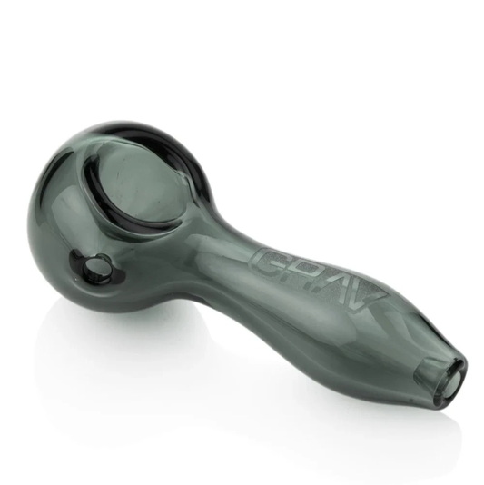 GRAV 4 inch spoon pipe in clear glass