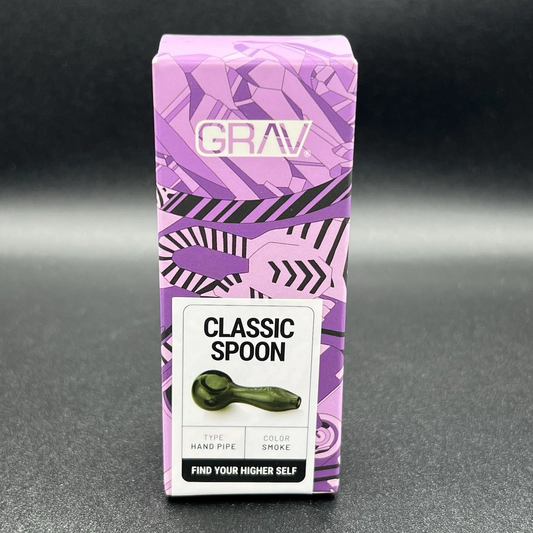classic GRAV glass hand pipe for dry herbs