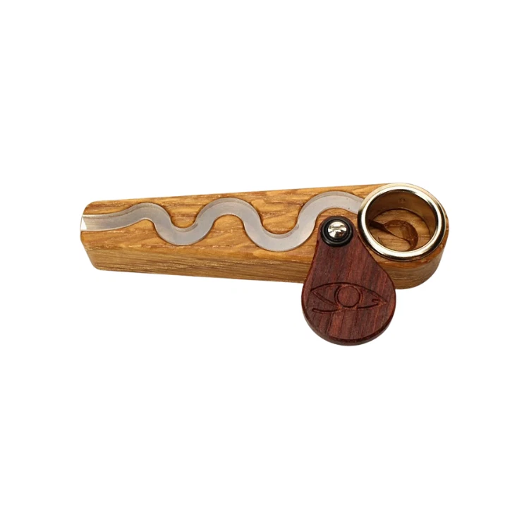 authentic wooden travel pipe made in USA