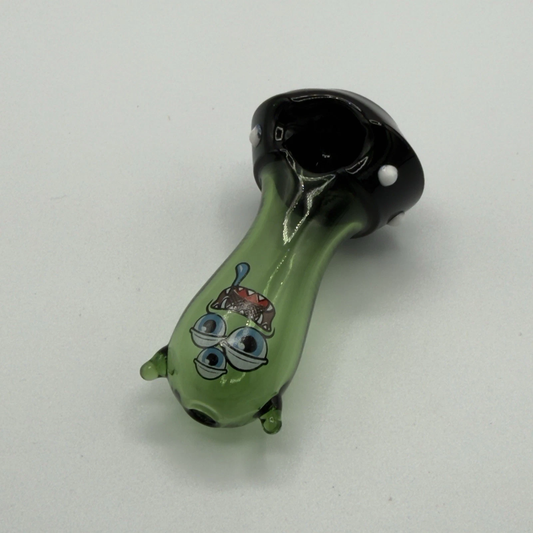 Hemper Space Monster Spoon Pipe Glass Tobacco Pipe Alien Character