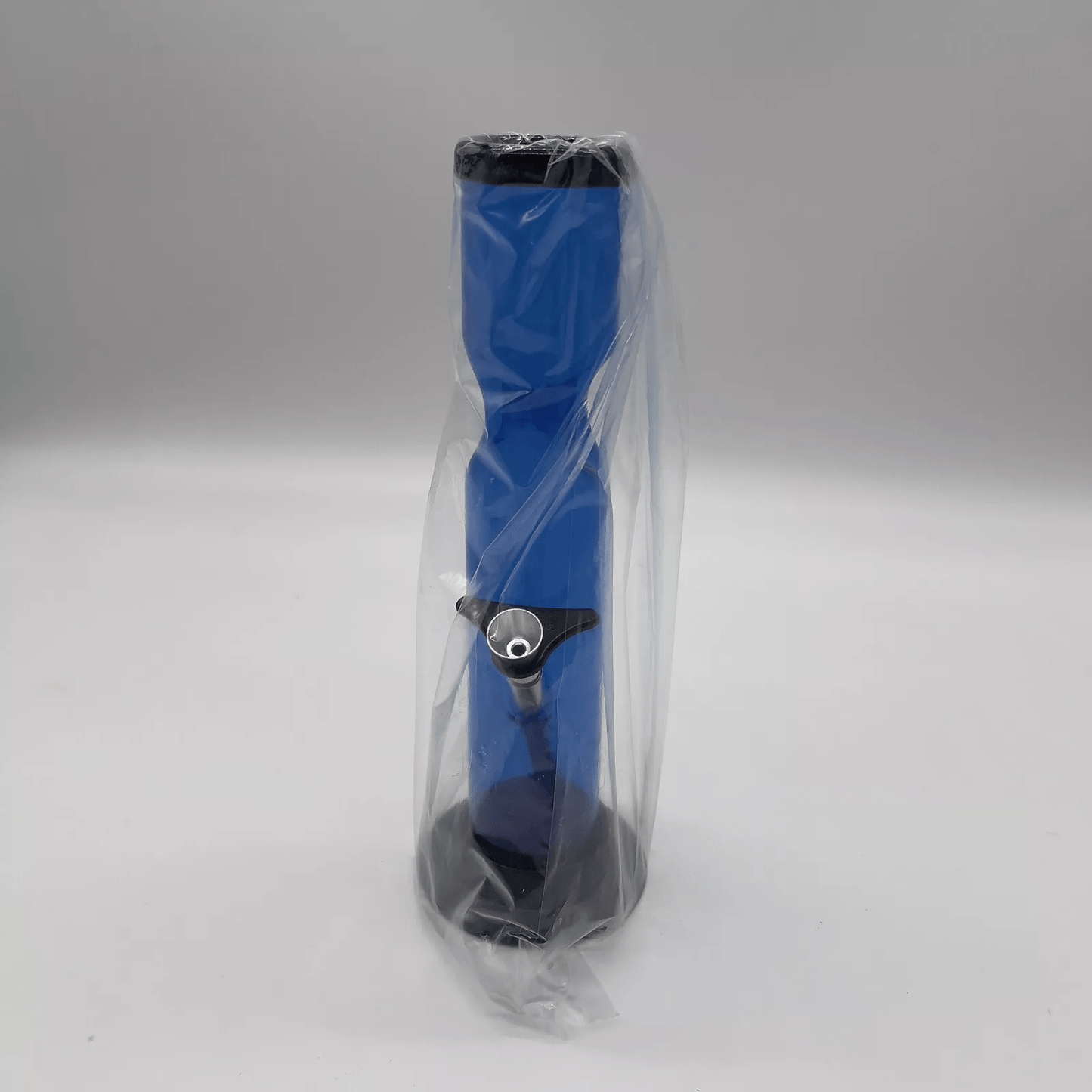 10" Acrylic Plastic Bong Blue Water Pipe Hookah Bubbler Ice Catcher - Glass Express USA