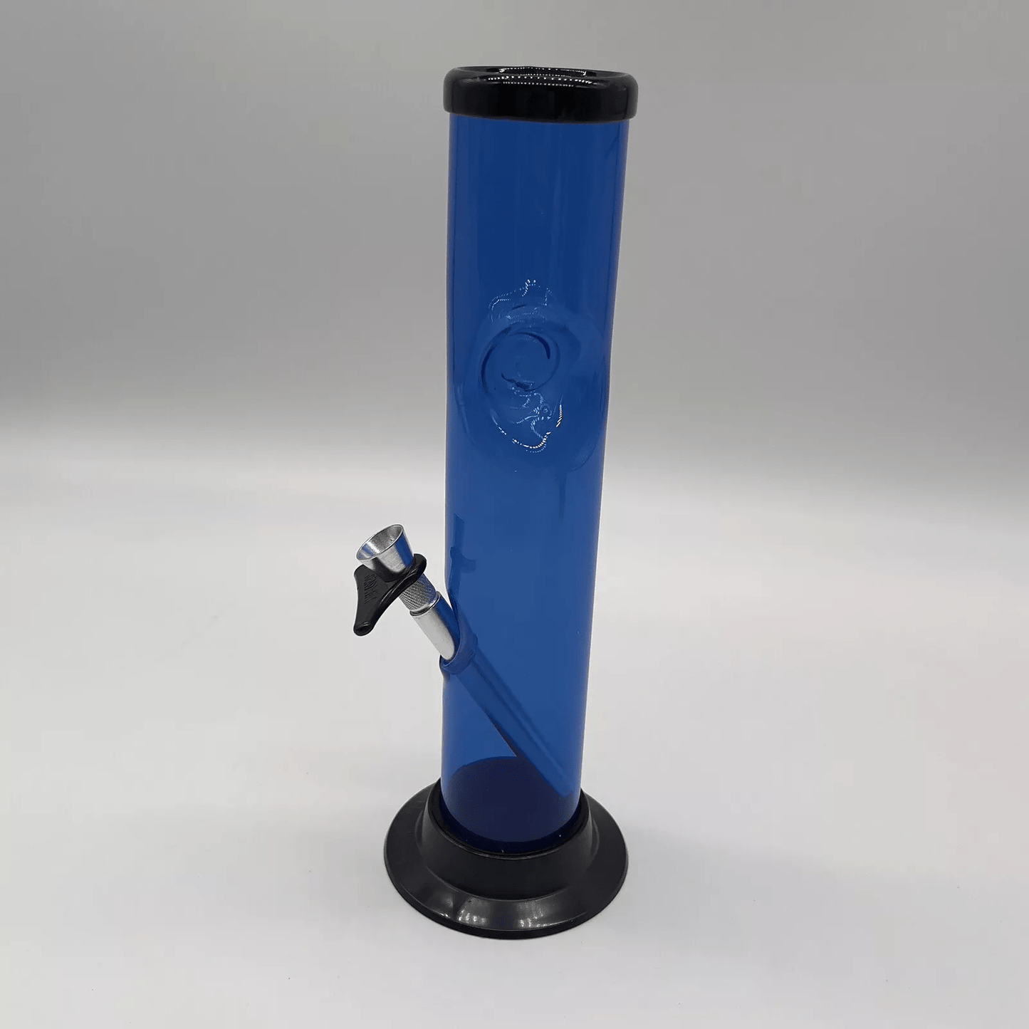 10" Acrylic Plastic Bong Blue Water Pipe Hookah Bubbler Ice Catcher - Glass Express USA