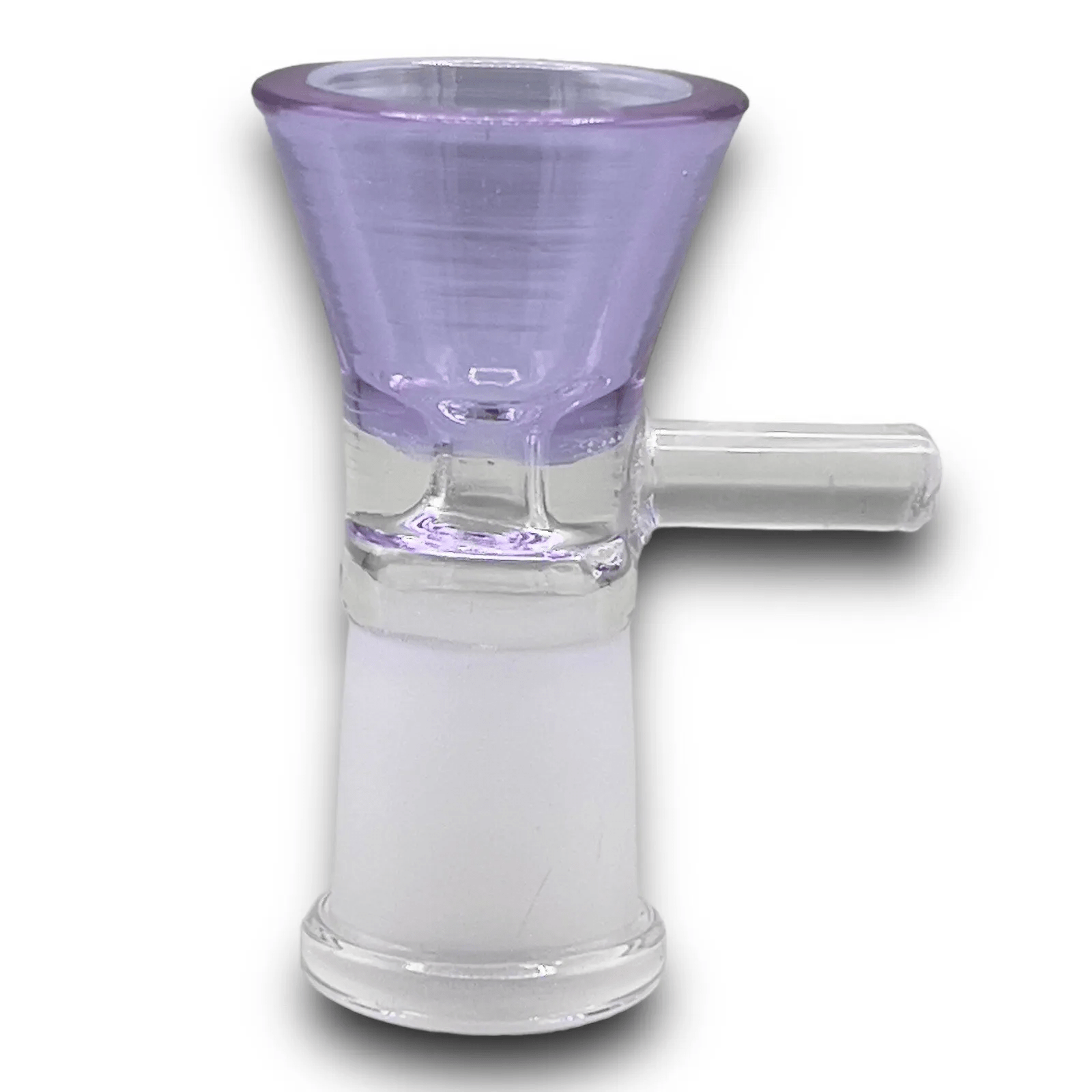 14mm Female Bong Slide Replacement Glass Bowl Piece - Purple - Glass Express USA