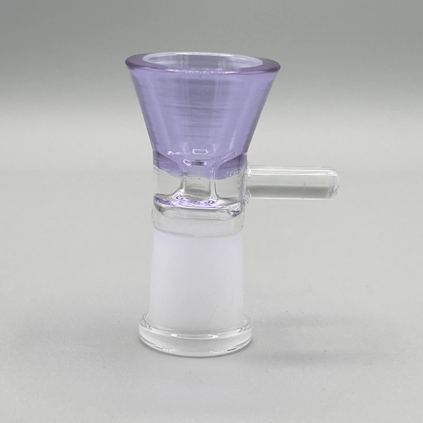 14mm Female Bong Slide Replacement Glass Bowl Piece - Purple - Glass Express USA