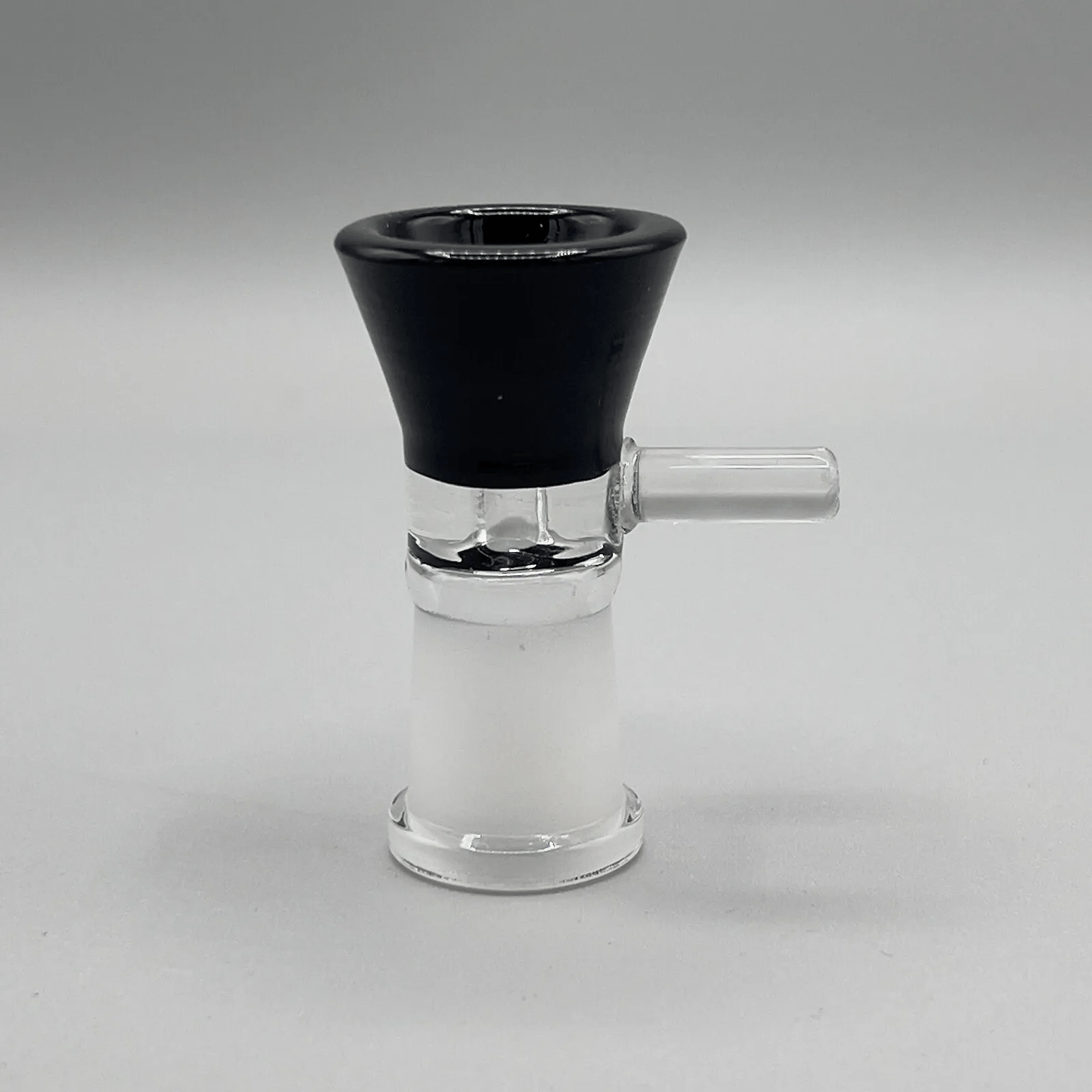 14MM Female Glass Water Pipe Slider Head Piece - Black - Glass Express USA