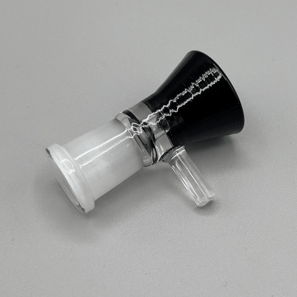 14MM Female Glass Water Pipe Slider Head Piece - Black - Glass Express USA