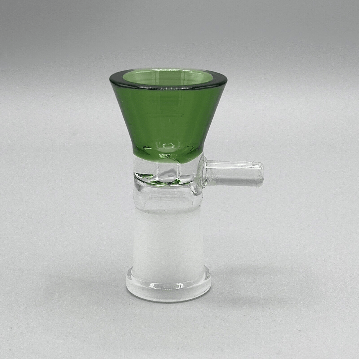 14MM Female Glass Water Pipe Slider Head Piece - Green - Glass Express USA