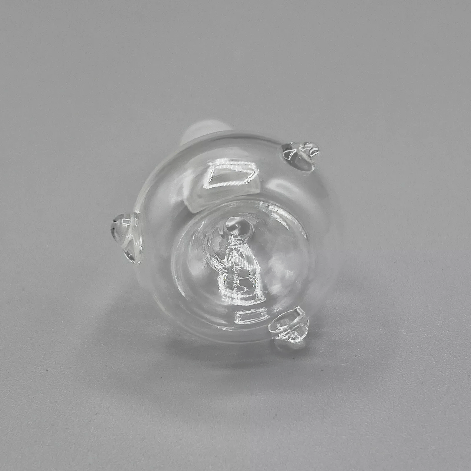 14mm Glass Bowl Bong Bowl Slide Water Pipe 14mm Bowl Male - Clear Dome - Glass Express USA