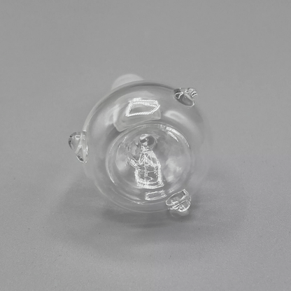 14mm Glass Bowl Bong Bowl Slide Water Pipe 14mm Bowl Male - Clear Dome - Glass Express USA