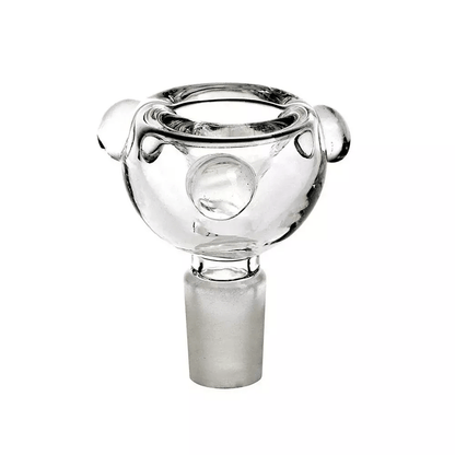 14mm Glass Bowl Bong Bowl Slide Water Pipe 14mm Bowl Male - Clear Dome - Glass Express USA