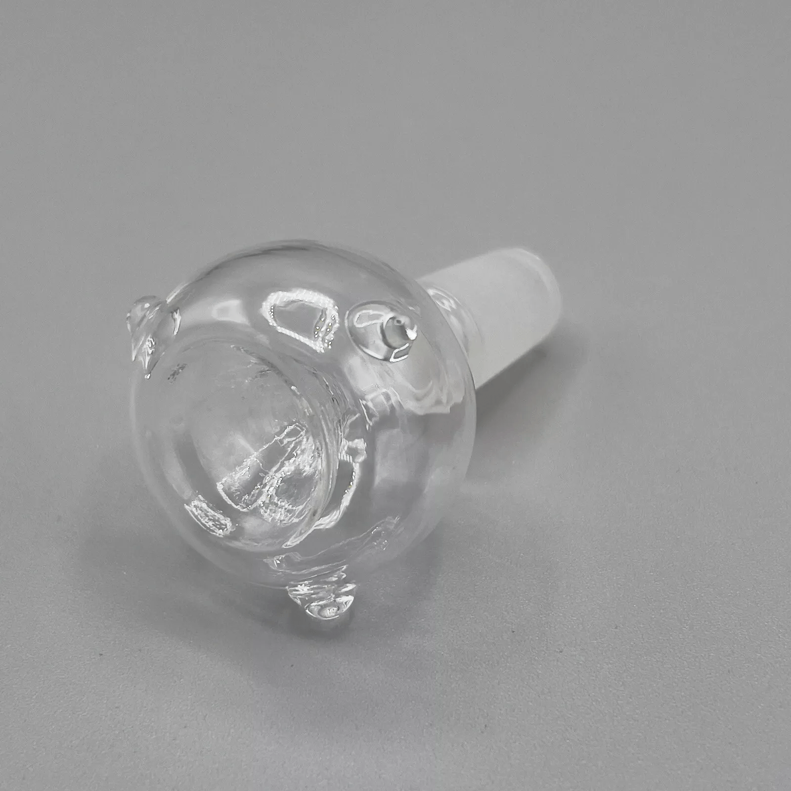 14mm Glass Bowl Bong Bowl Slide Water Pipe 14mm Bowl Male - Clear Dome - Glass Express USA