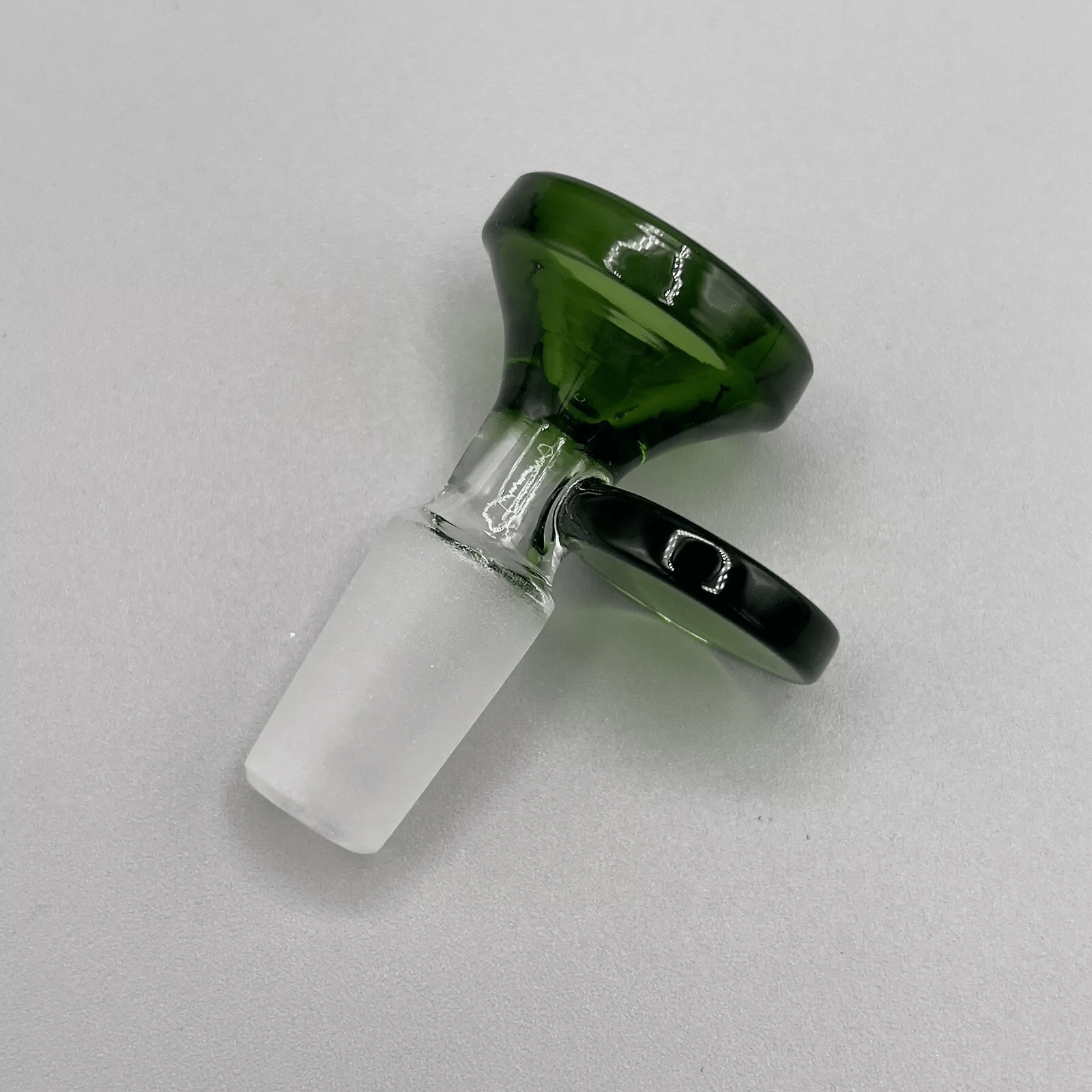 14mm Glass Bowl Slider Piece 14mm Replacement Bowl Head Water Pipe Slide - Green - Glass Express USA