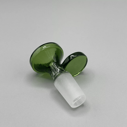 14mm Glass Bowl Slider Piece 14mm Replacement Bowl Head Water Pipe Slide - Green - Glass Express USA