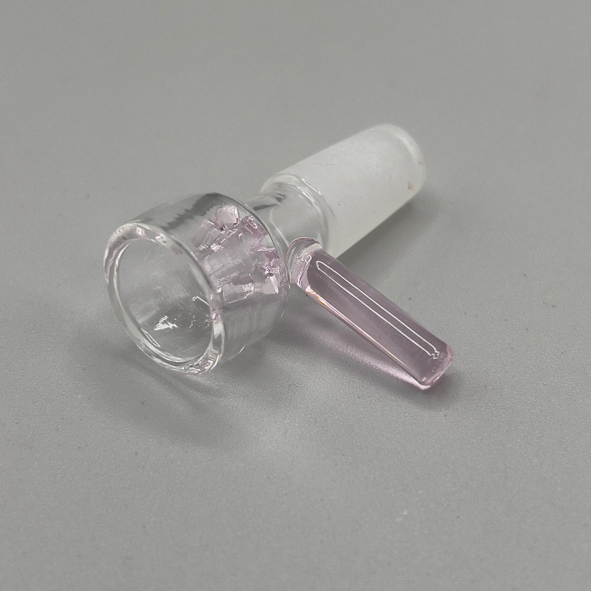 14mm Honeycomb Screen Built In Glass on Glass Bong Slide Bowl - Pink - Glass Express USA