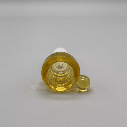 14mm Replacement Bowl Glass Bowl Slide Piece Head Water Pipe Slider - Yellow - Glass Express USA