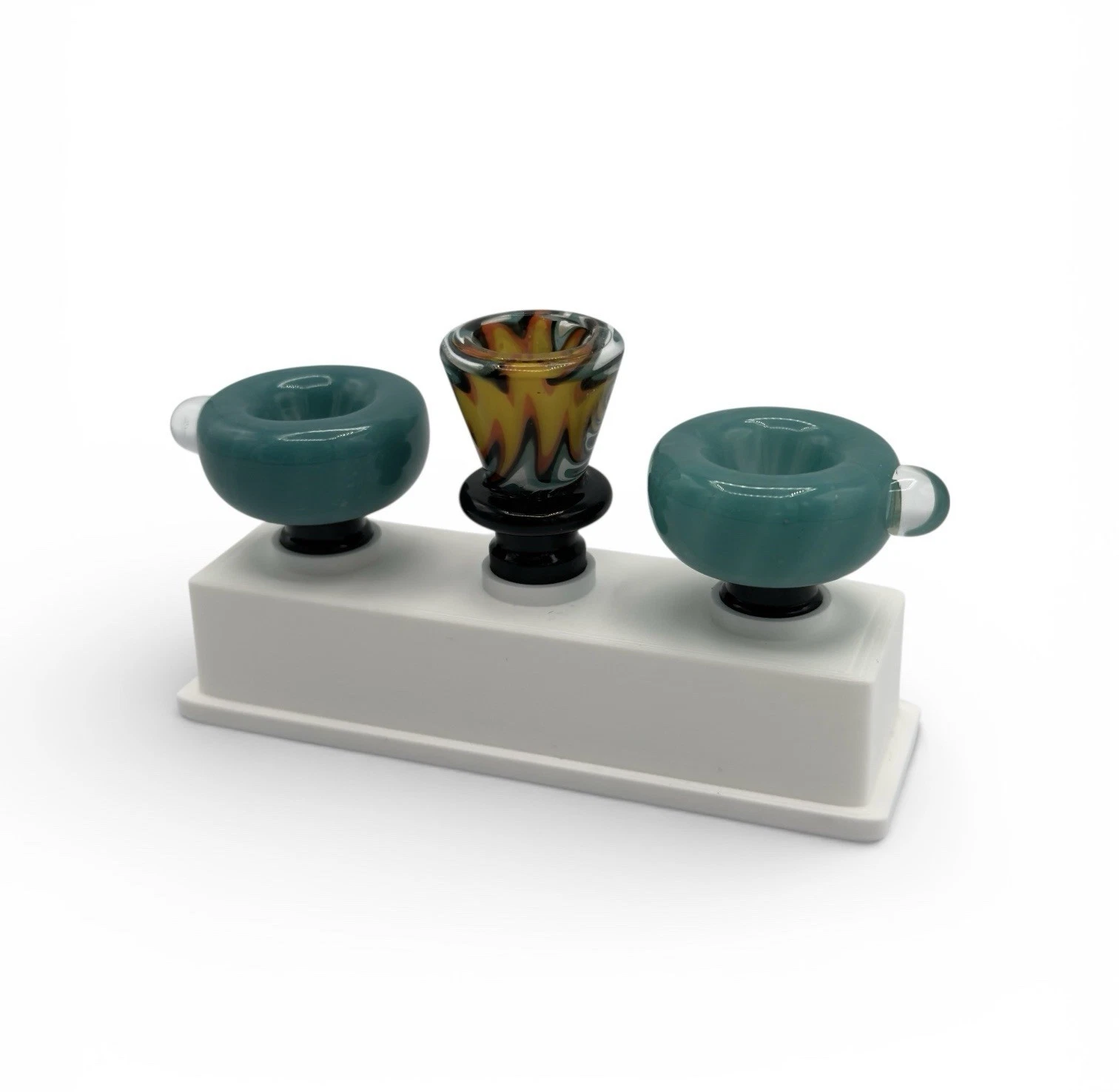 14mm 3 piece slide stand display organizer white