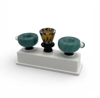 14mm 3 piece slide stand display organizer white