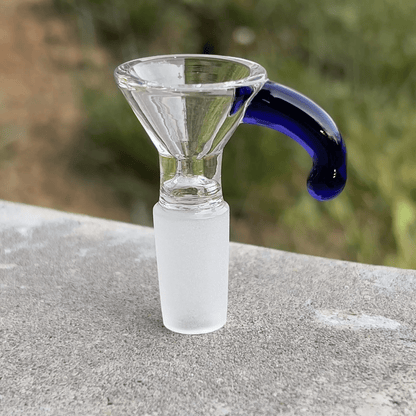 14mm Replacement Glass Bowl Slide - Blue Horn - Glass Express USA