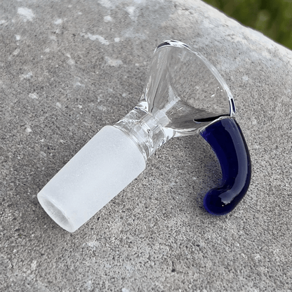 14mm Replacement Glass Bowl Slide - Blue Horn - Glass Express USA