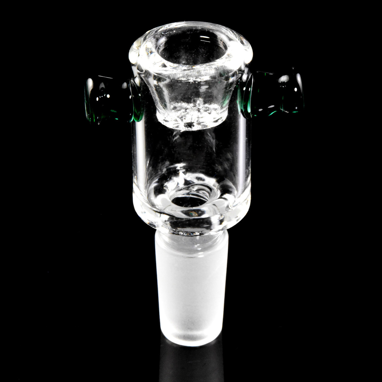 14mm Glass Bowl Slide with Built-In Screen – Bike Handle Design