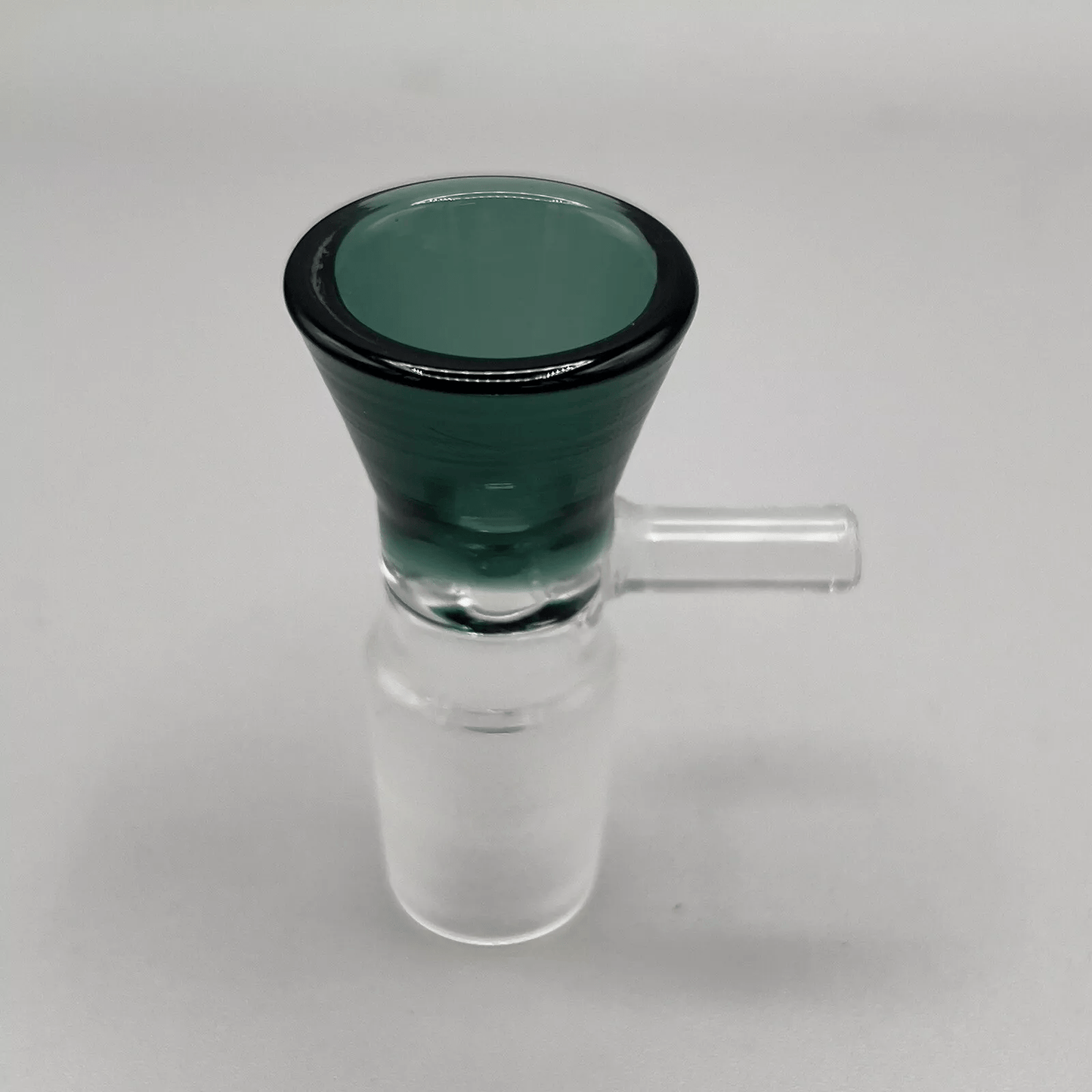 18mm Glass Bowl Pull Slide Thick For Water Pipe Bong Hookah Piece - Teal - Glass Express USA