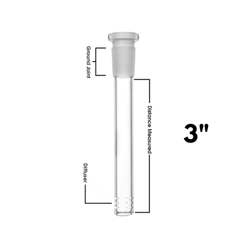 Glass Downstem For Small Water Pipes.