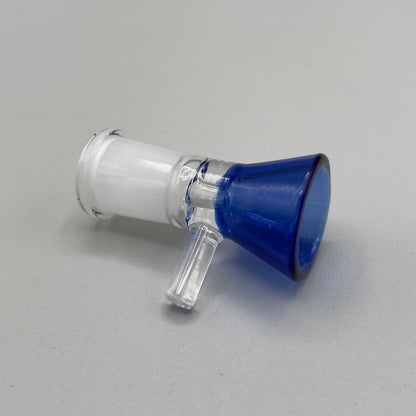 14mm Female Bong Slide Replacement Glass Bowl Piece - Blue