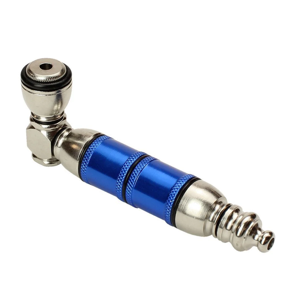 Blue 4 Inch Metal Pipe