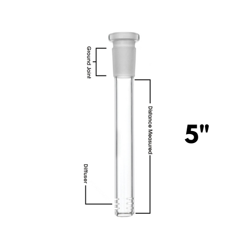 Glass Downstem For Large Water Pipes.