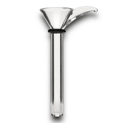 9mm glass downstem bong stem replacement with O-ring for smooth airflow