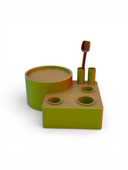 14mm 18mm slide holder grinder organizer