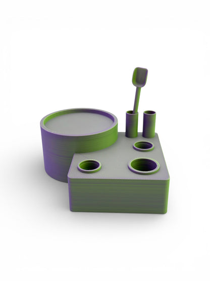 14mm 18mm slide holder grinder organizer