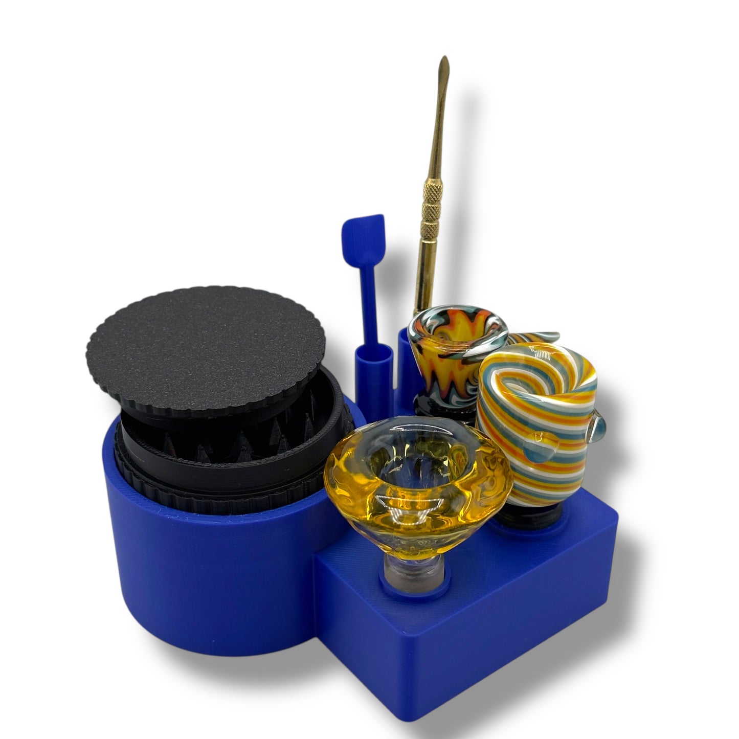 14mm 18mm slide holder grinder organizer