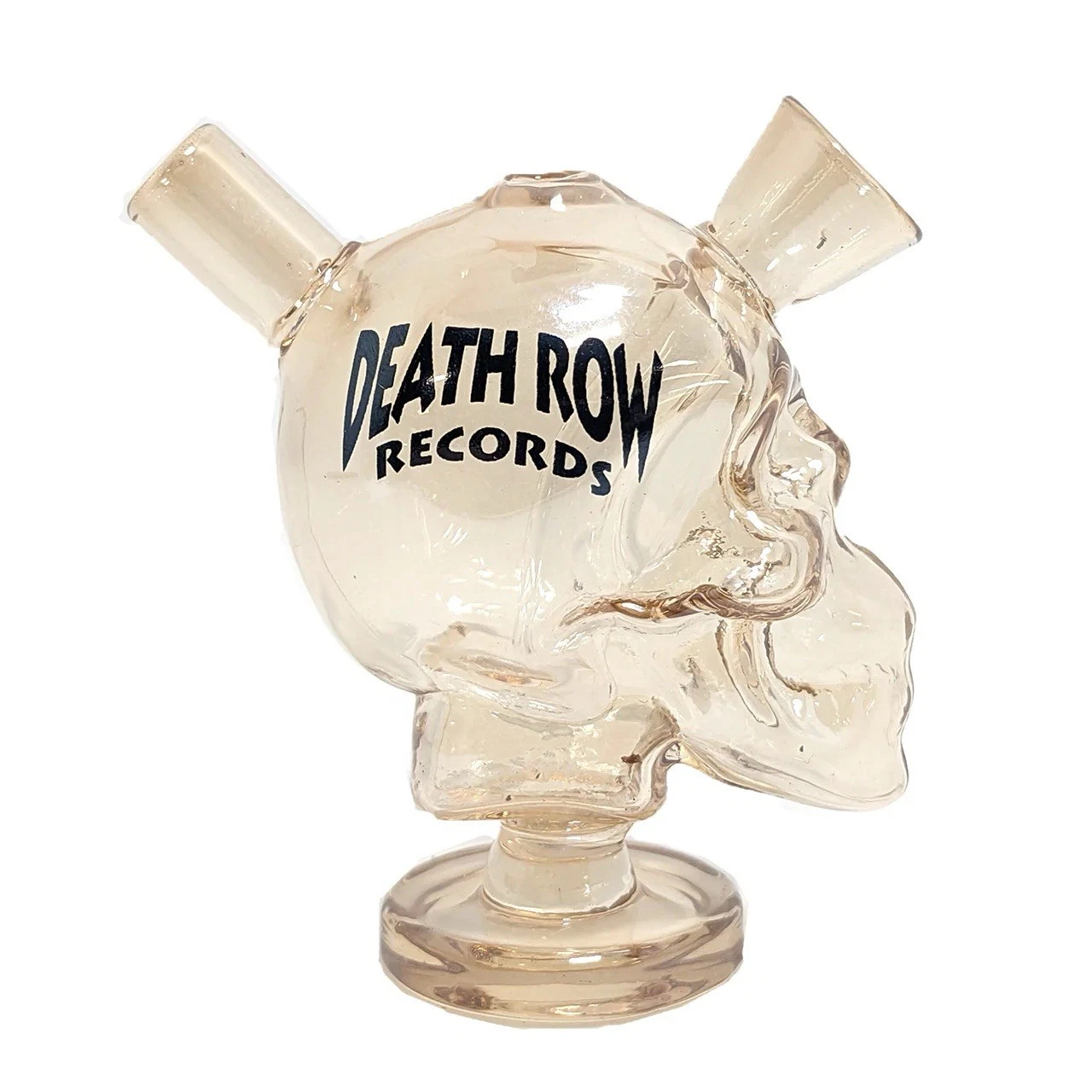 Small Death Row glass blunt bubbler water pipe