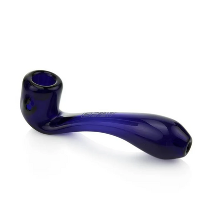 Sherlock style glass hand pipe by GRAV