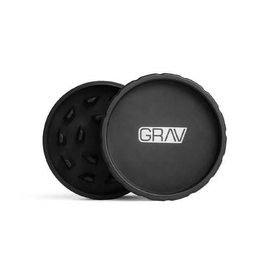 GRAV hemp plastic grinder 2-piece