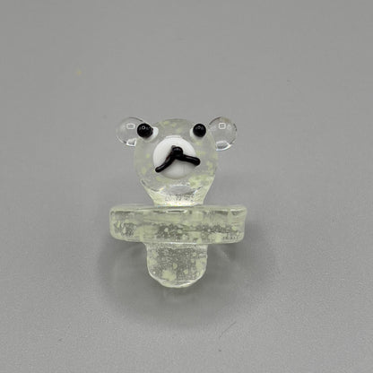 Glow in the dark novelty dab carb cap