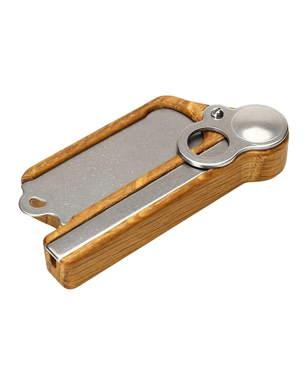 Monkey Pipe Jet Pal wood and metal pocket pipe