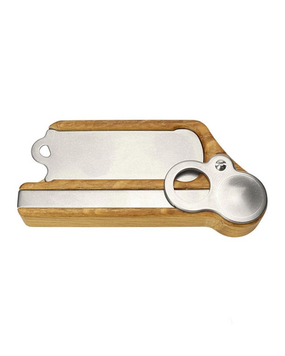 compact smoking pipe with stash compartment