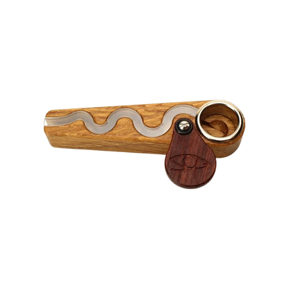 authentic wooden travel pipe made in USA