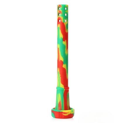 Piecemaker silicone downstem for bong, unbreakable bong diffuser stem, flexible silicone downstem.